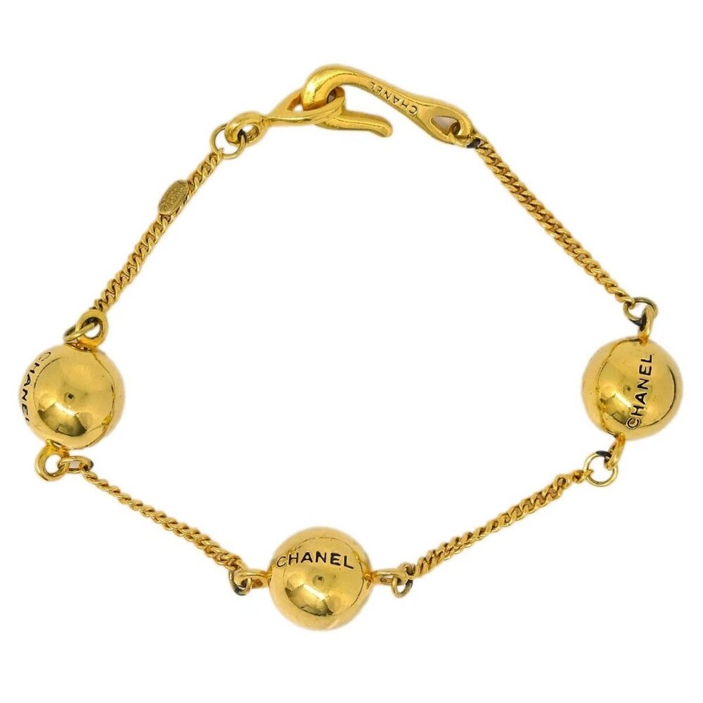 Chanel Bracelet Gold Medallion 98P 176654
